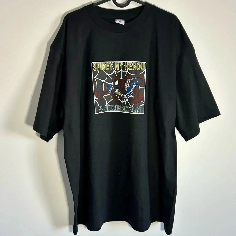 Spidey My  Hero Spider-Man Shirt Mens Size XL